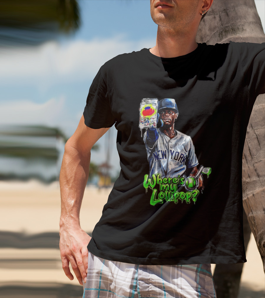 New York Mets Curtis Granderson Where's My Lollipop T-Shirt