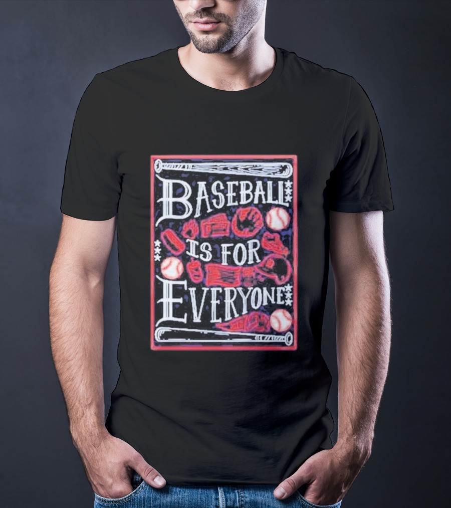 Detroit Tigers 2026 Baseball Is For Everyone Inclusivity And Diversity T-Shirt