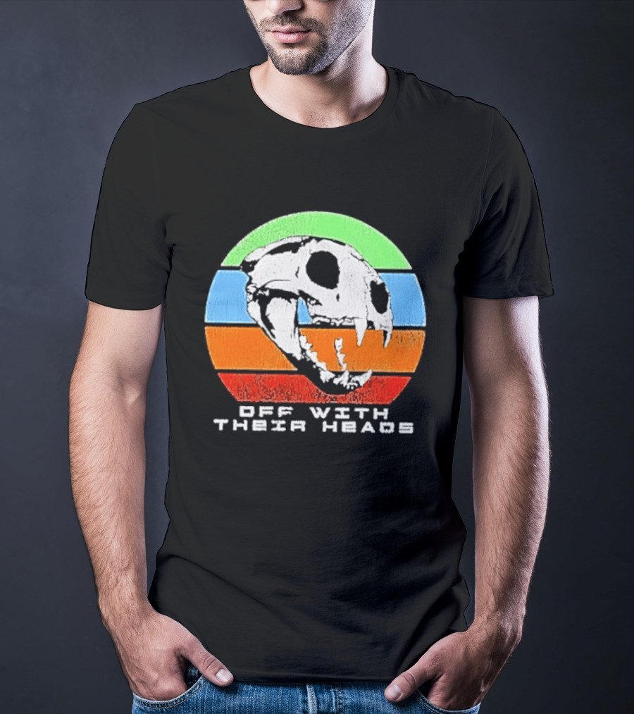 Off With Their Heads Feline Skull Predator T-Shirt