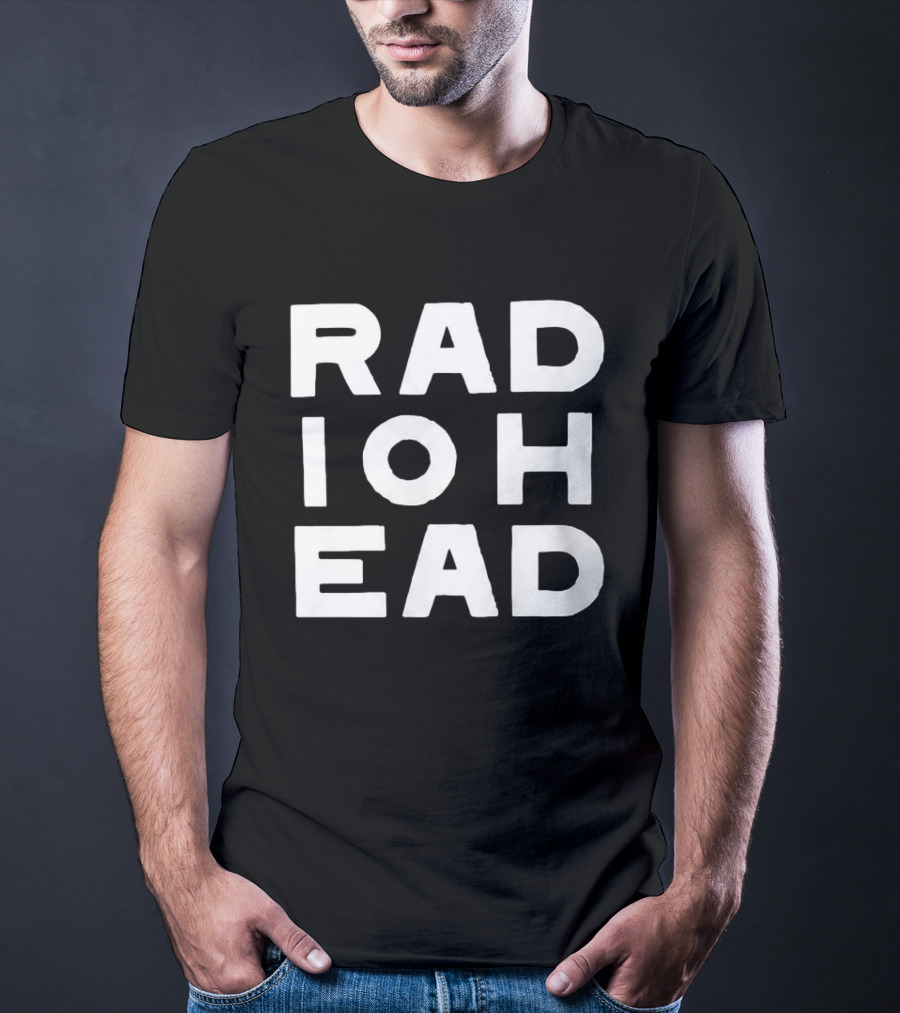 Edward Norton Radiohead Block Lettering T-Shirt