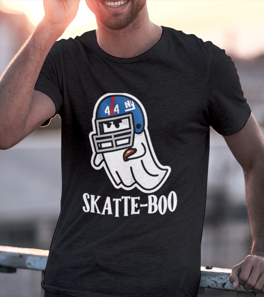 Ghost Skatte Boo Cam New York Giants Football 2025 Skatte Boo T-Shirt