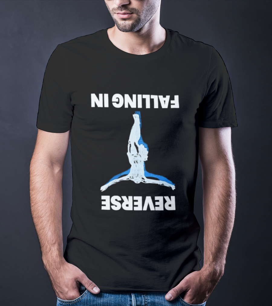 Playboi Carti Falling In Reverse Upside Down Human Figure T-Shirt
