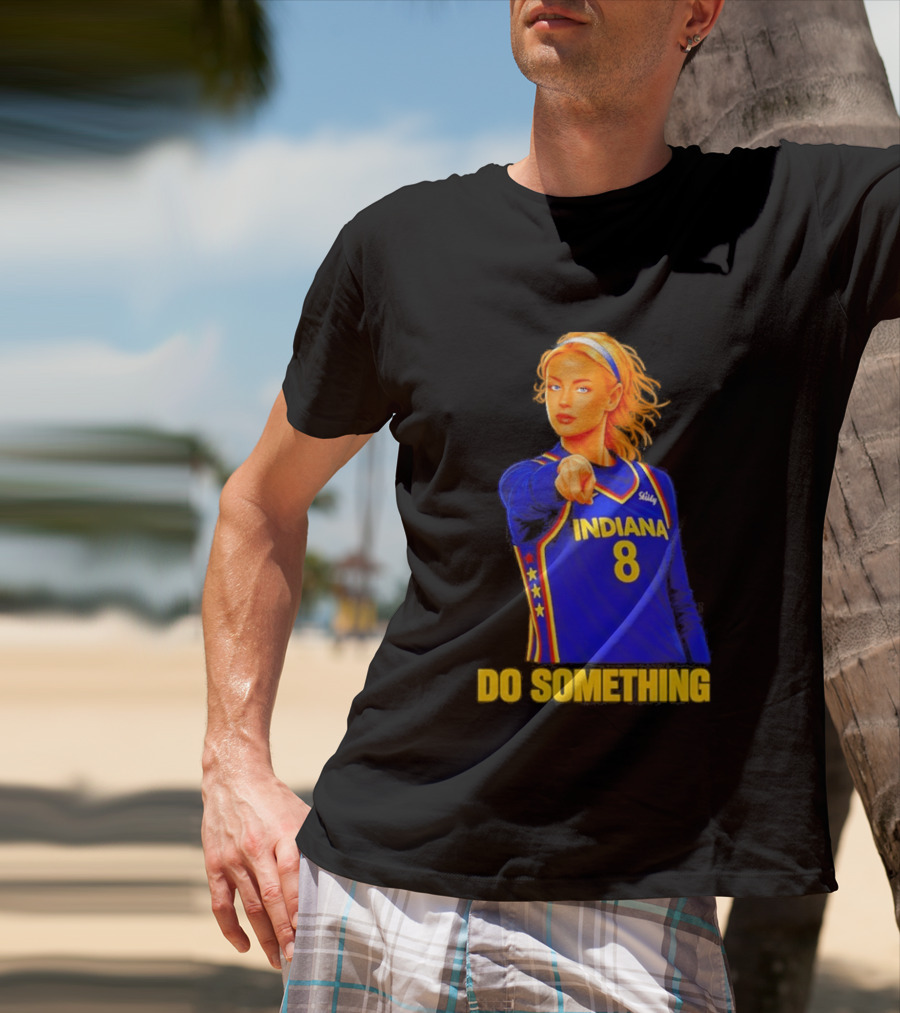 Sophie Cunningham Indiana Fever 8 Do Something T-Shirt
