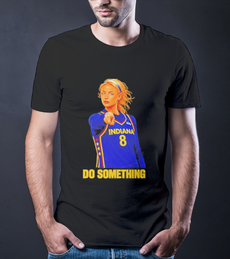 Sophie Cunningham Indiana Fever 8 Do Something T-Shirt