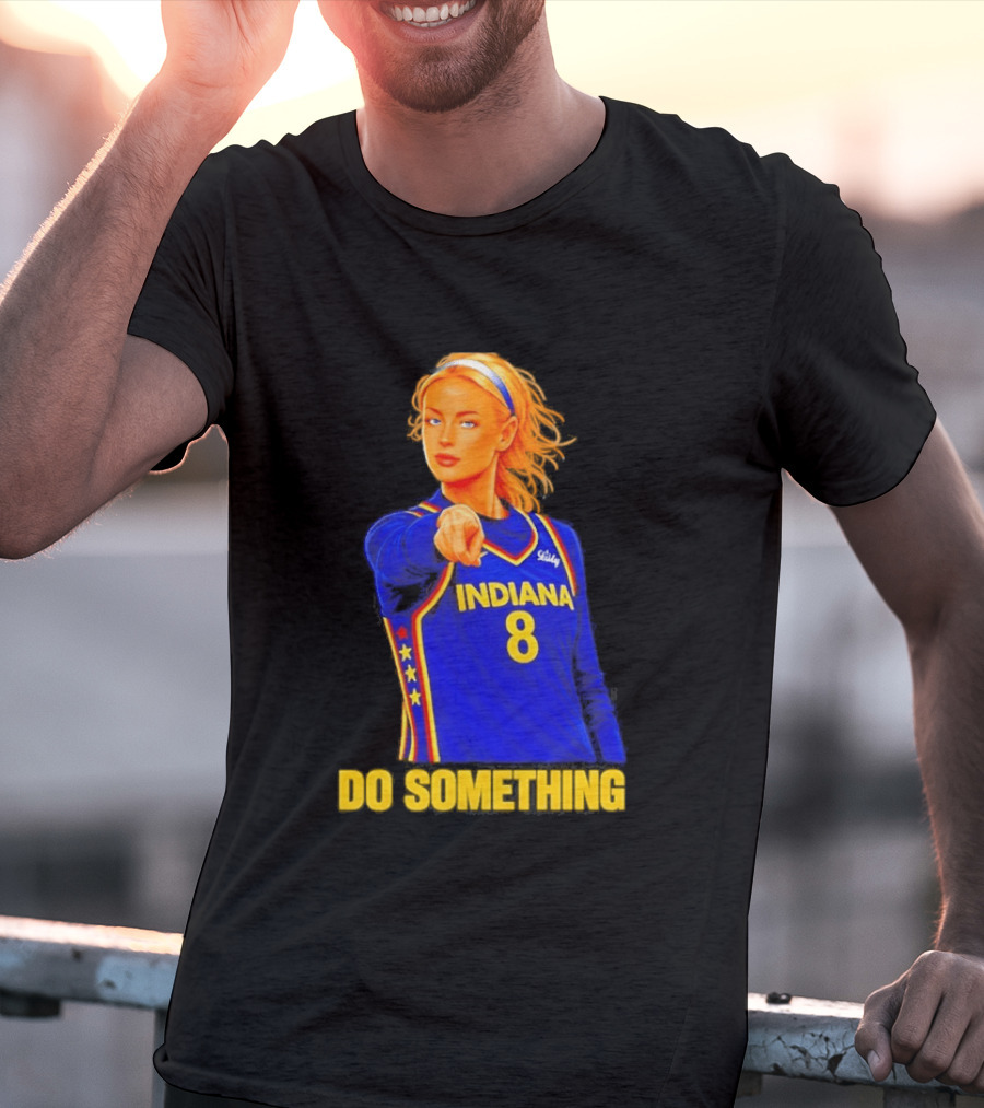 Sophie Cunningham Indiana Fever 8 Do Something T-Shirt