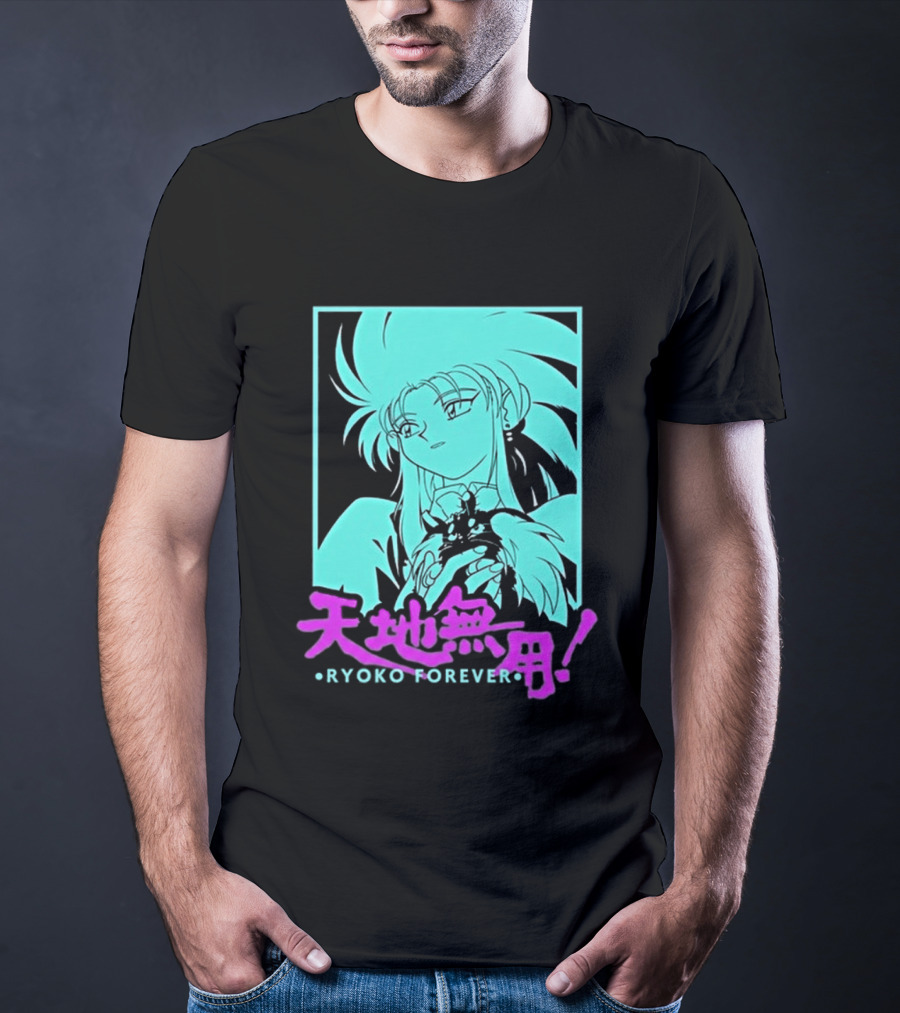 Tenchi Muyo Ryoko Forever Anime Character Illustration Gaming T-Shirt