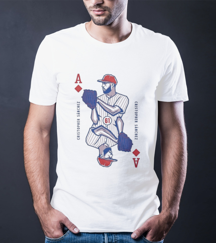 Cristopher Sánchez Ace Of Diamonds Baseball Player T-Shirt