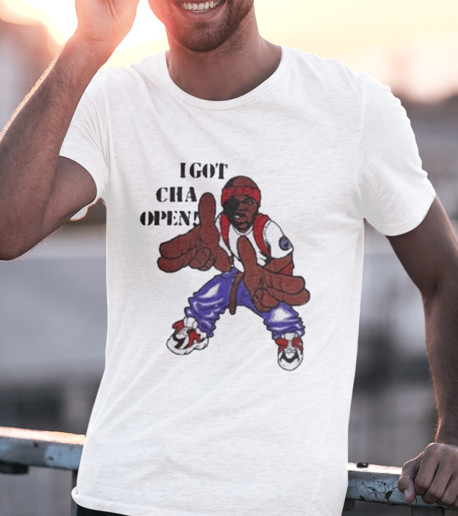 I Got Cha Opin Cartoon Character Graphic Hip Hop T-Shirt