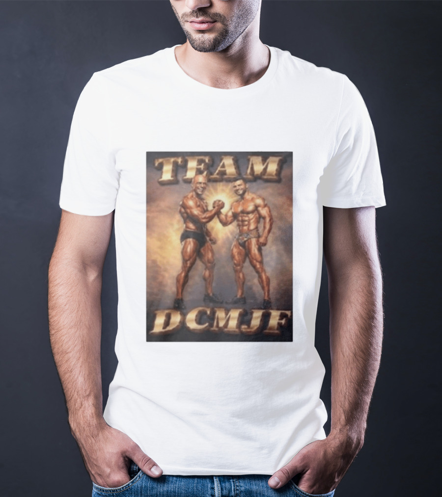 TEAM DCMJF Bodybuilders Flexing Muscles Together T-Shirt