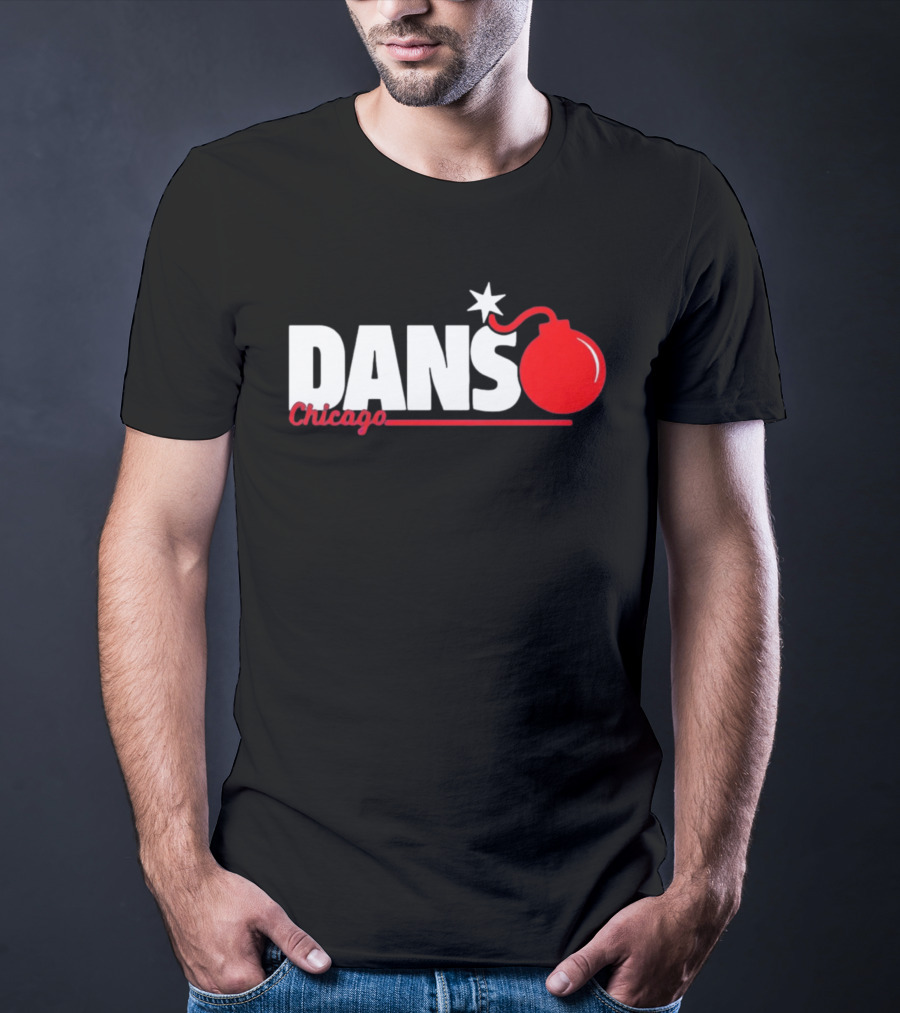 Dans Chicago Bomb Star Red Bomb T-Shirt