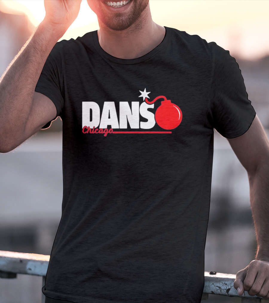 Dans Chicago Bomb Star Red Bomb T-Shirt