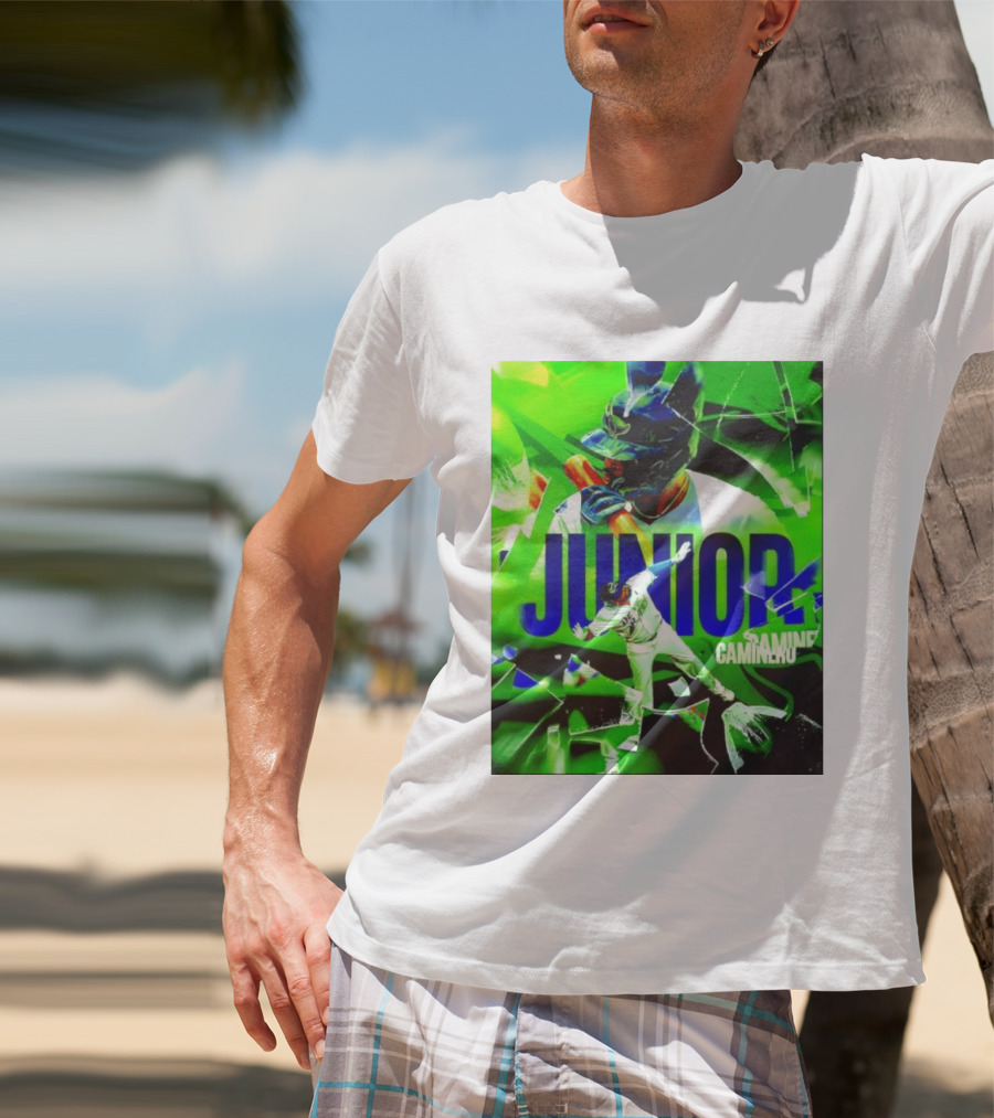 Junior Caminero Tampa Bay Rays La Maxima Baseball Legend T-Shirt