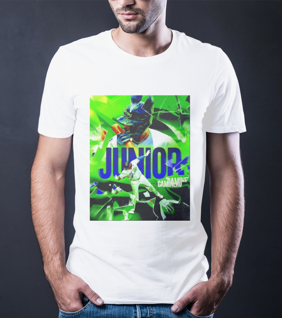 Junior Caminero Tampa Bay Rays La Maxima Baseball Legend T-Shirt