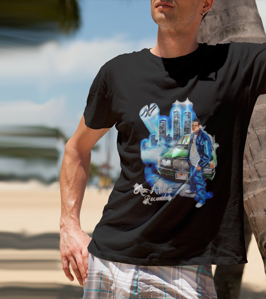 Roc A Fella Records Jay Z Bentley Twin Towers T-Shirt