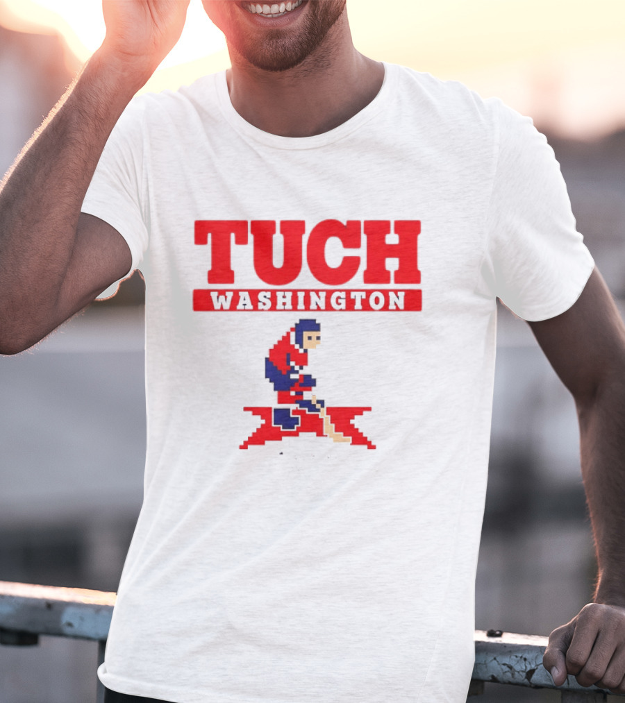 Tuch Washington 89 RW Retro Hockey Pixel T-Shirt