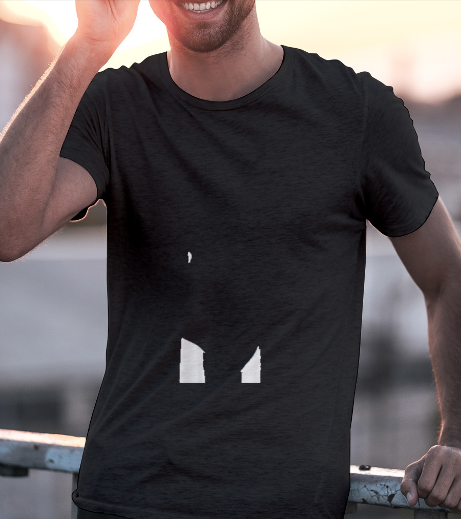 Bad Bunny Bunny Face Split Sunglasses T-Shirt