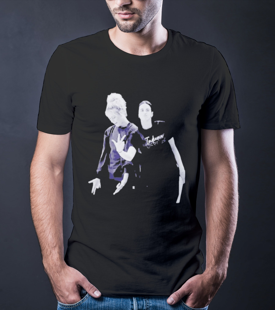 Caitlin Clark Sophie Cunningham Black White Photo And Indecisive T-Shirt