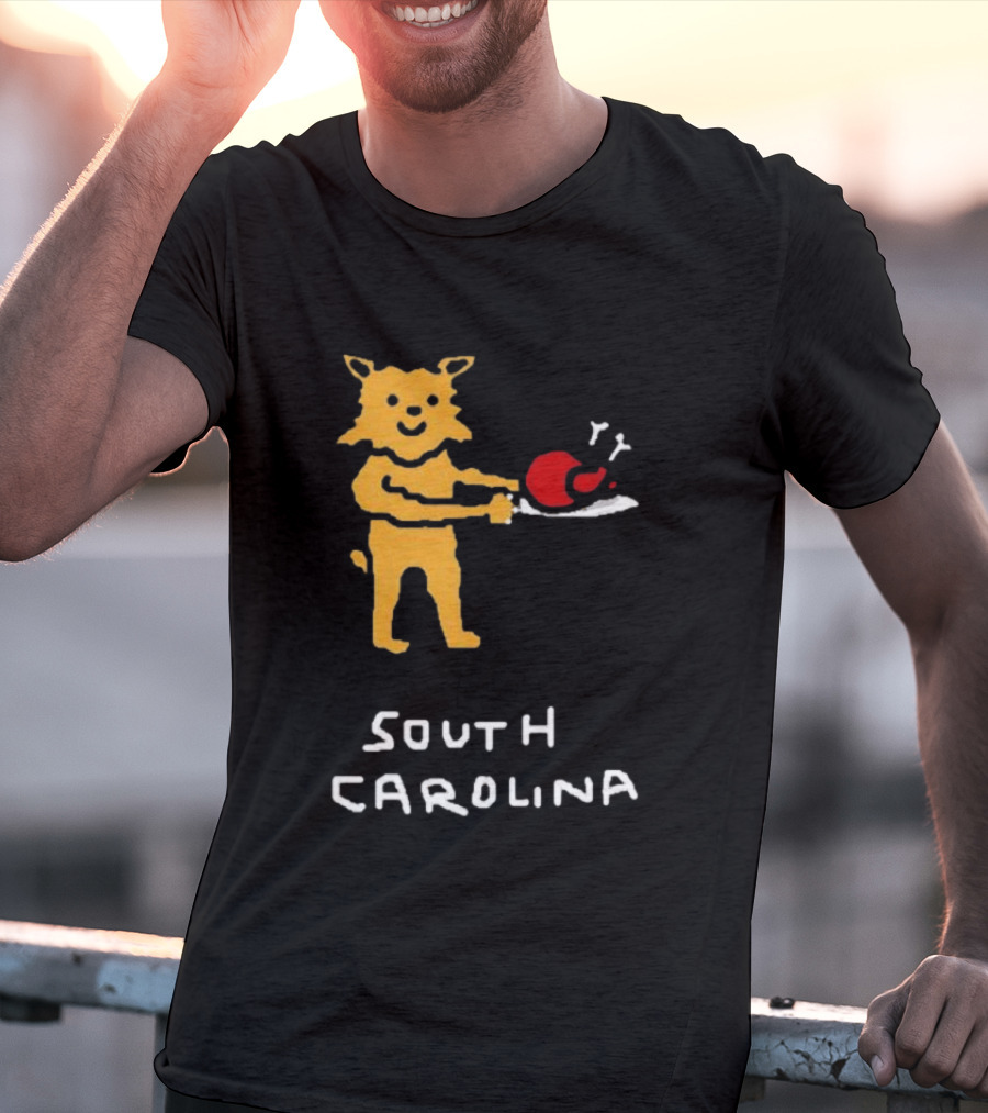 South Carolina Gamecocks 2026 27 SEC Football Schedule Cartoon T-Shirt