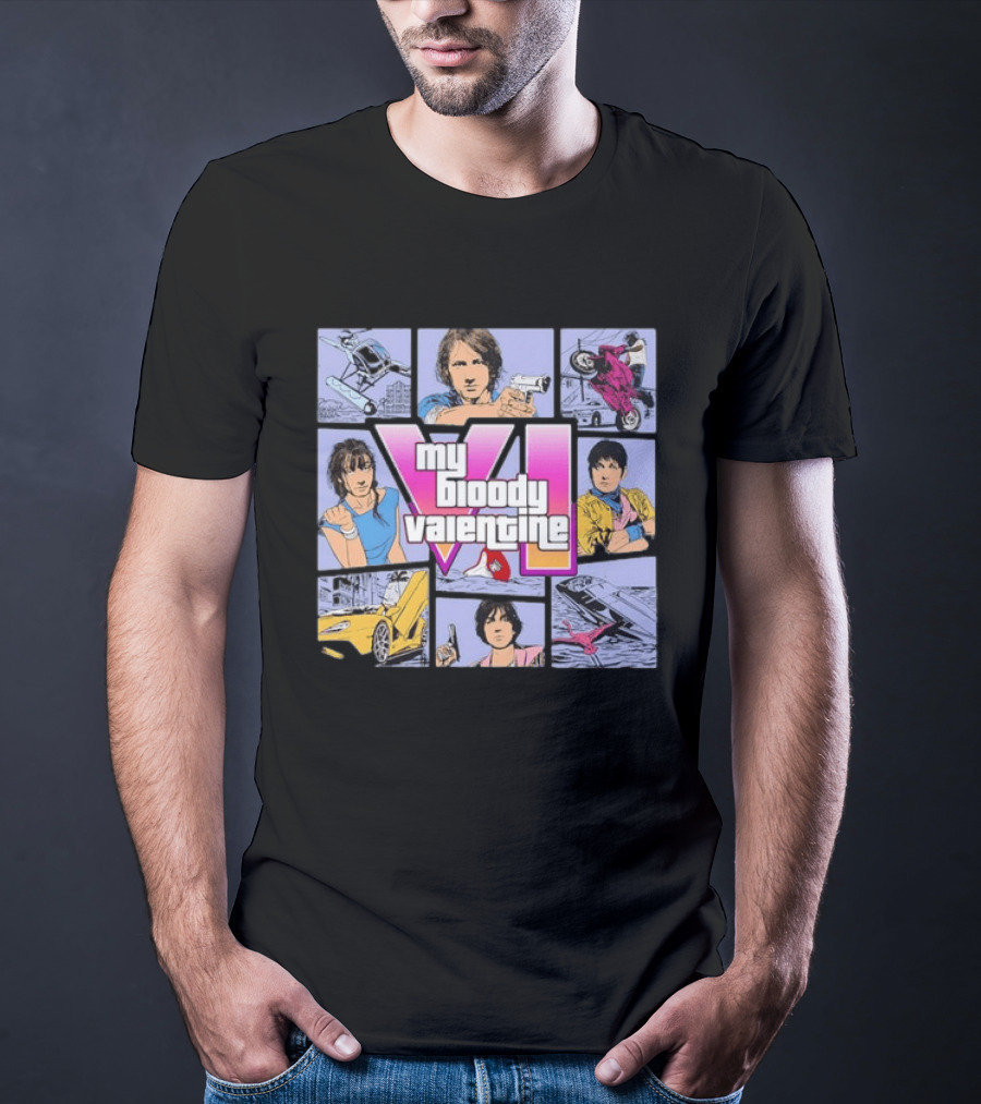 My Bloody Valentine VI Grand Theft Auto T-Shirt
