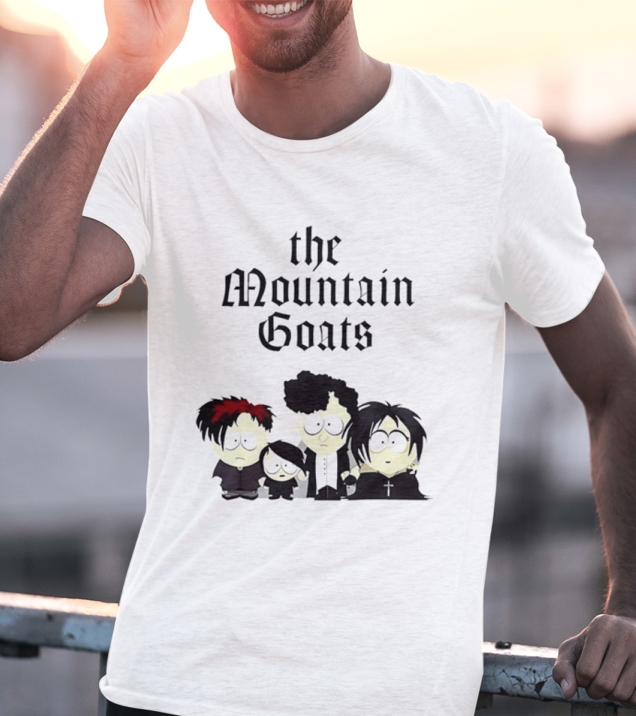 South Park Characters As The Mountain Goats Gothic T-Shirt