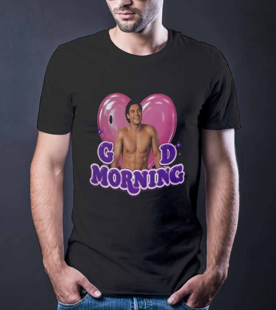 Garrett Graham Good Morning Off Campus Briar U Pink Heart T-Shirt