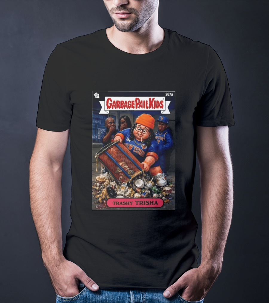Garbage Pail Kids 267a New York Knicks Trashy Trisha T-Shirt
