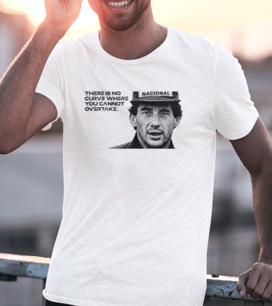 Neymar Ayrton Senna No Curve Where You Cannot Overtake Brazilian Legends T-Shirt