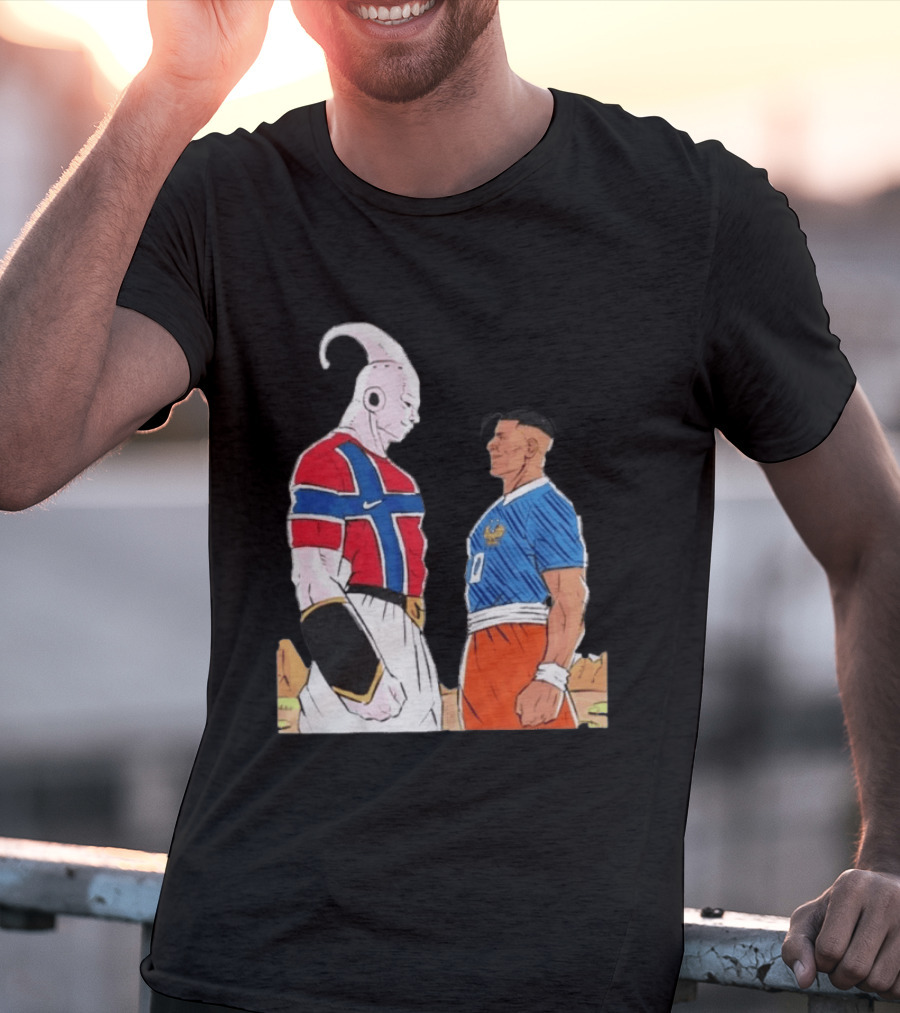 Norway Haaland Versus Mbappe France Dragon Ball Z T-Shirt