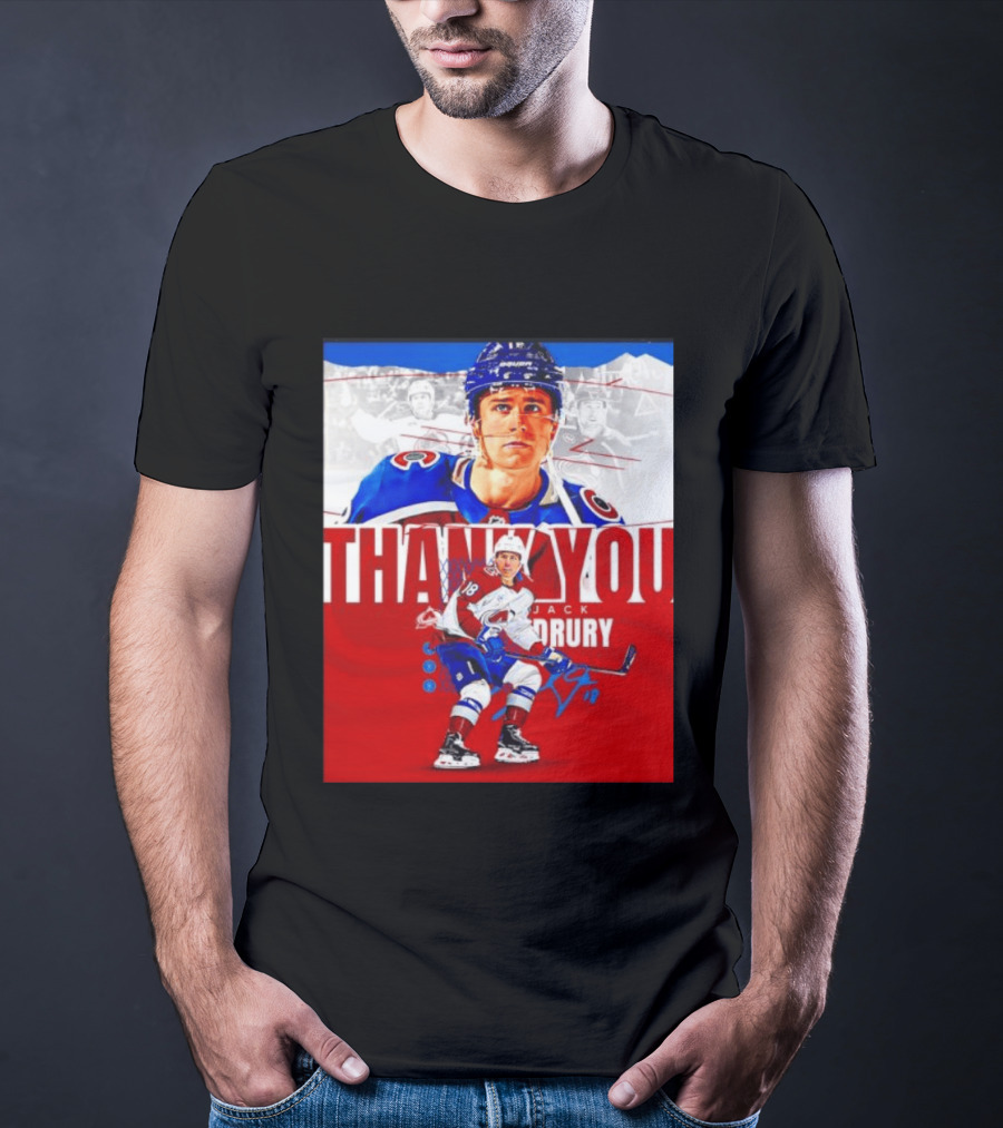 Jack Drury Thank You Colorado Avalanche T-Shirt