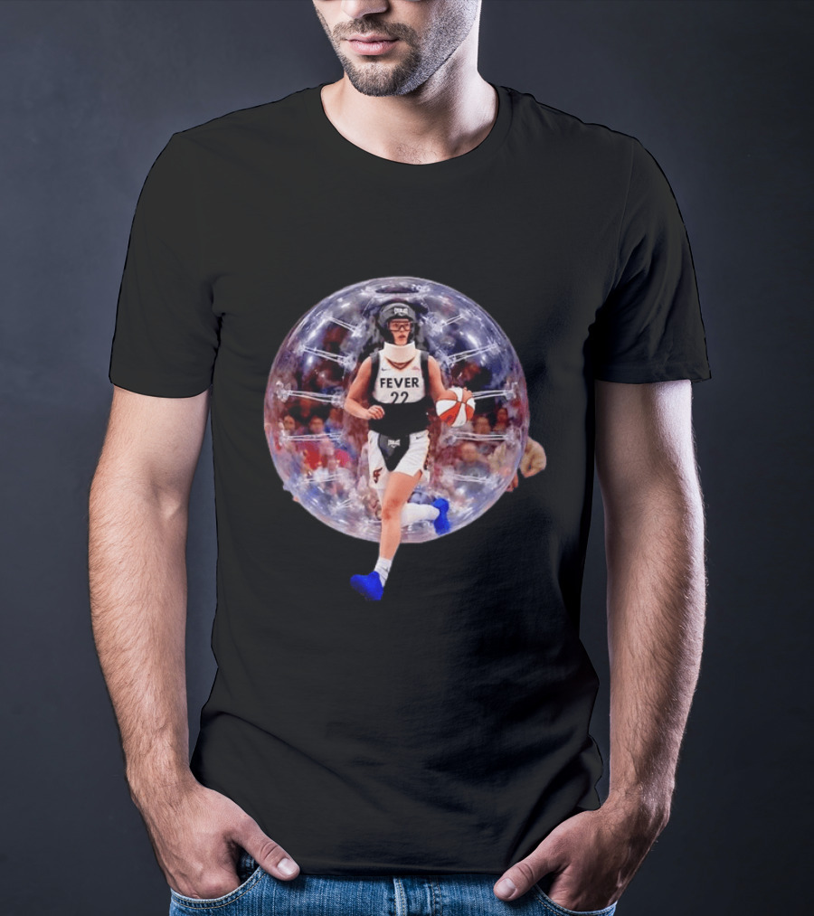 Caitlin Clark Indiana Fever Zorbing Body Ball Sports Fan Novelty T-Shirt
