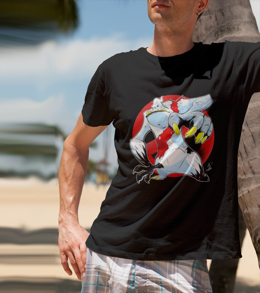 Stay Puft Marshmallow Man Angry Kaiju Ghostbusters Monster Claws T-Shirt