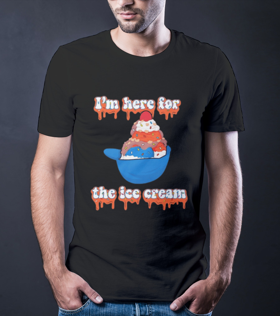 I'm Here For The Ice Cream New York Mets Baseball T-Shirt