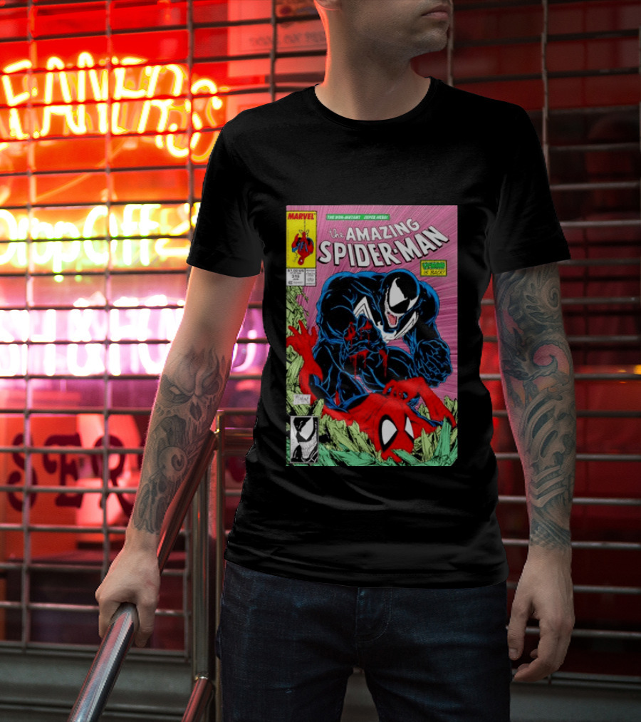The Amazing Spider Man 316 Venom Is Back Marvel Comic Book Cover T-Shirt