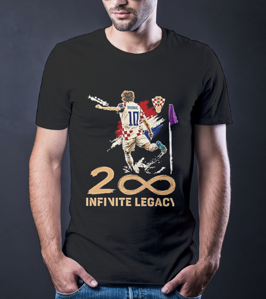 Luka Modric Croatia National Team 200 Infinite Legacy 10 T-Shirt