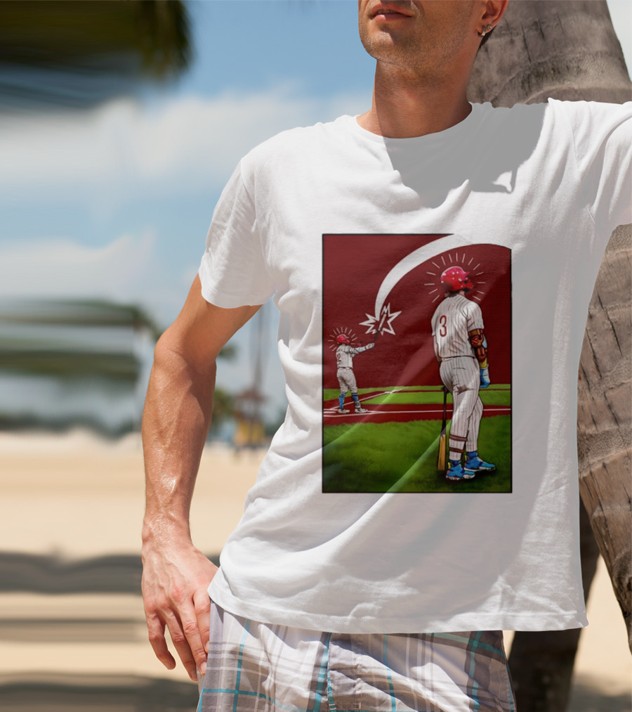 Kyle Schwarber Bryce Harper Philadelphia Phillies MLB Baseball Players T-Shirt
