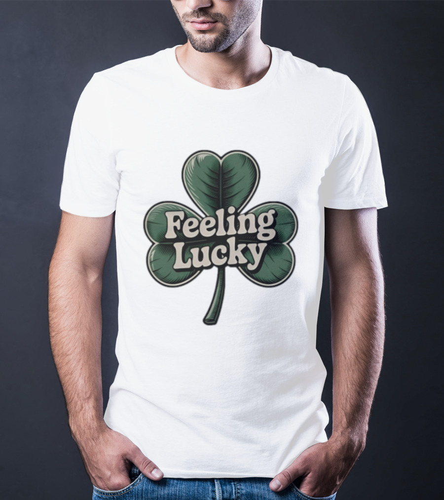 Feeling Lucky Shamrock St. Patrick's Day Clover T-Shirt