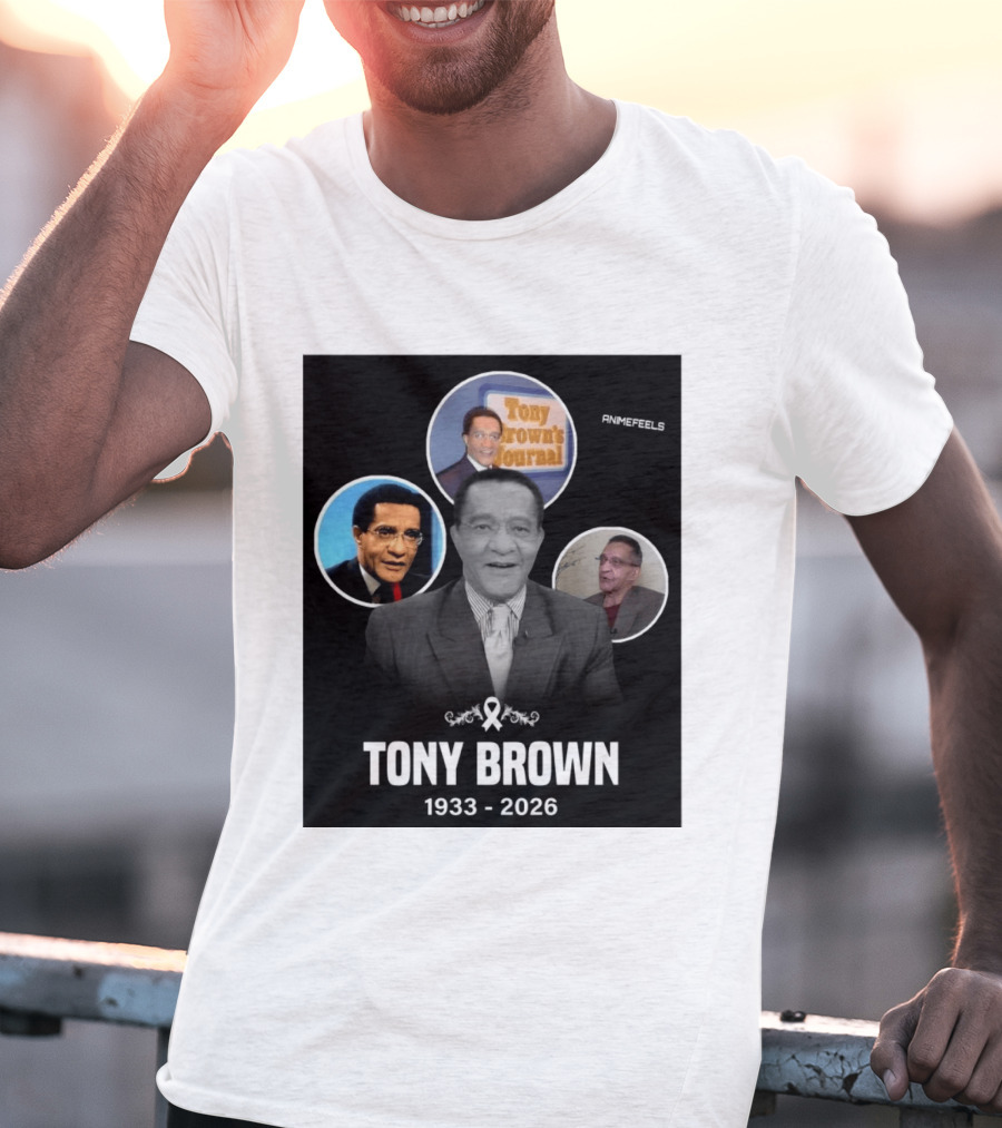 Tony Brown's Journal 1933 2026 ANIMEFEELS T-Shirt