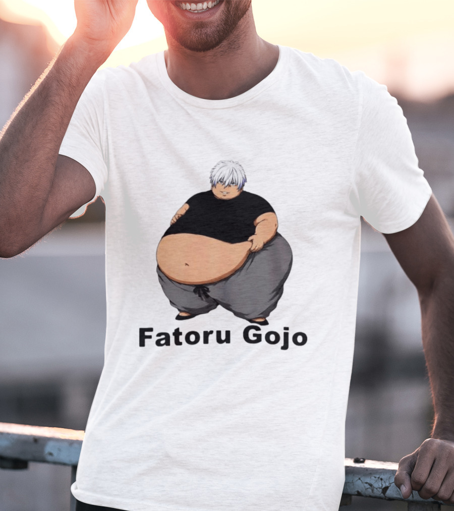 Satoru Gojo Jujutsu Kaisen Fatoru Gojo Meme Character Fan Favorite Humor T-Shirt