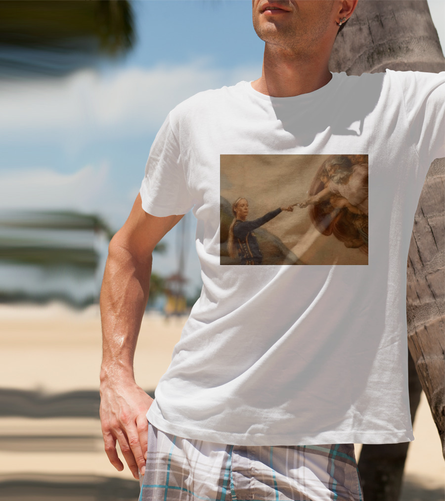 Creation Of Adam Indiana Fever Basketball Player T-Shirt
