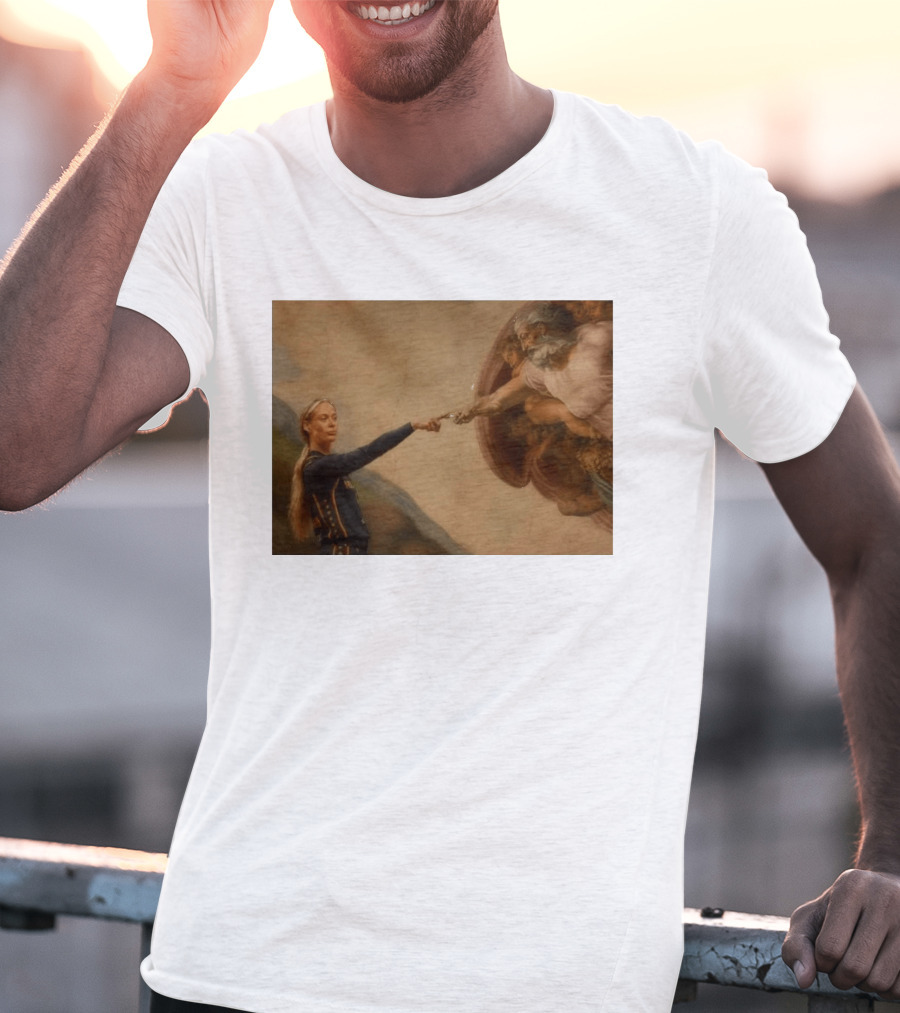Creation Of Adam Indiana Fever Basketball Player T-Shirt