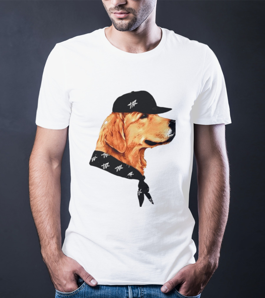 Ashton Kutcher Good Boy Dog Cap Bandana T-Shirt