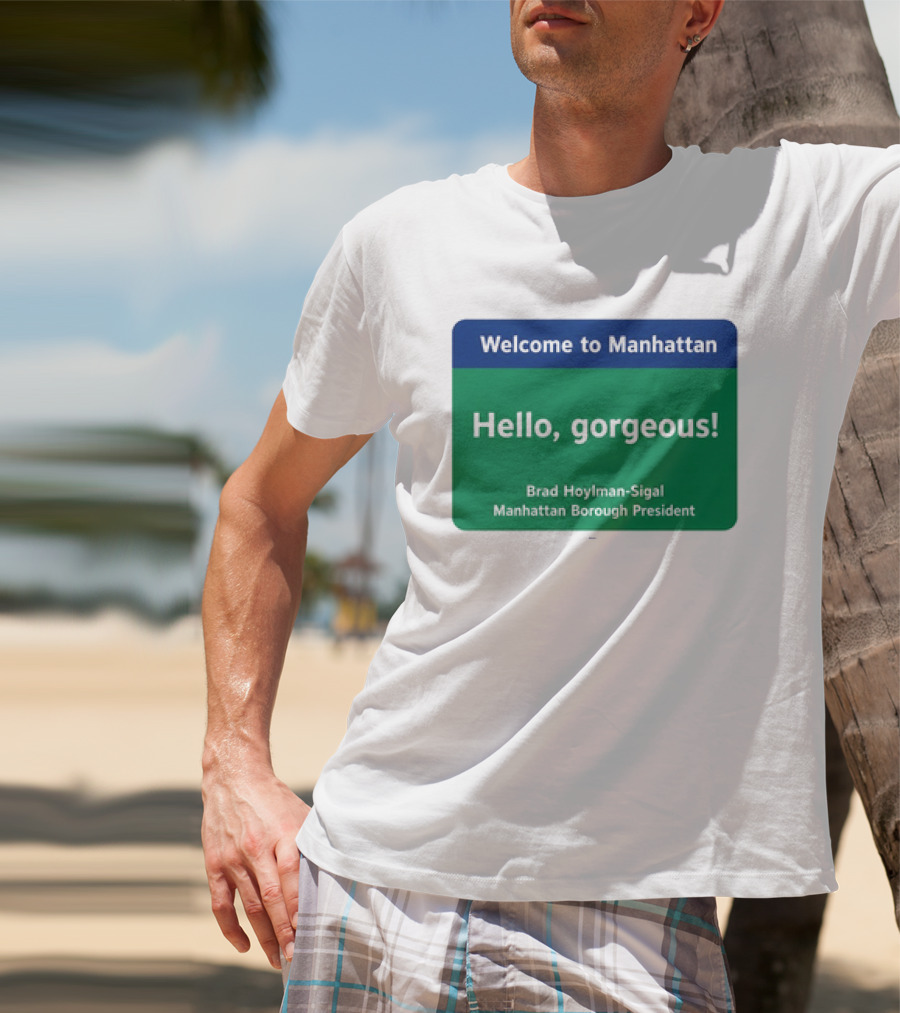Welcome To Manhattan Hello Gorgeous Brad Hoylman Sigal New York Introduction T-Shirt