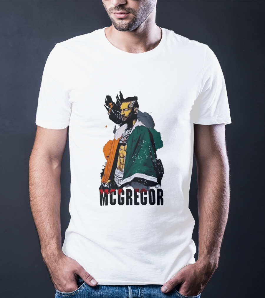 McGregor Irish Flag Warrior In The Cage T-Shirt