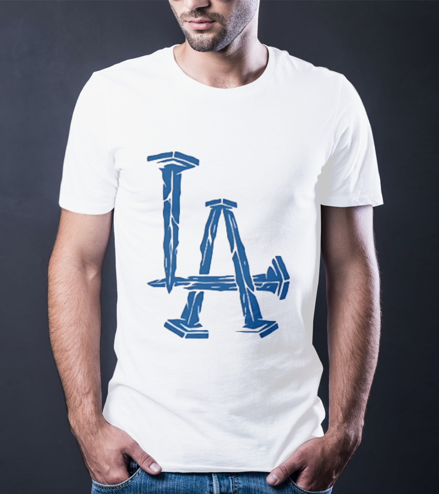 Los Angeles Dodgers LA Nails Baseball Team T-Shirt