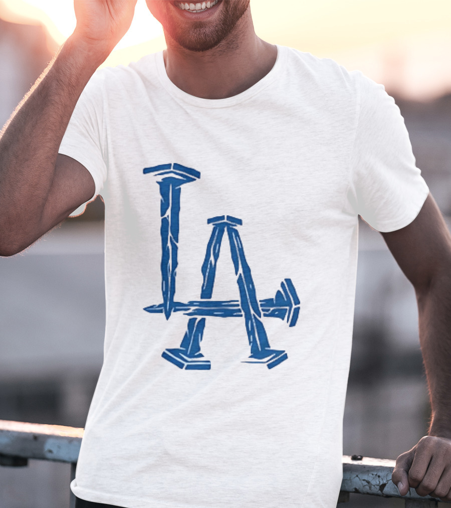 Los Angeles Dodgers LA Nails Baseball Team T-Shirt