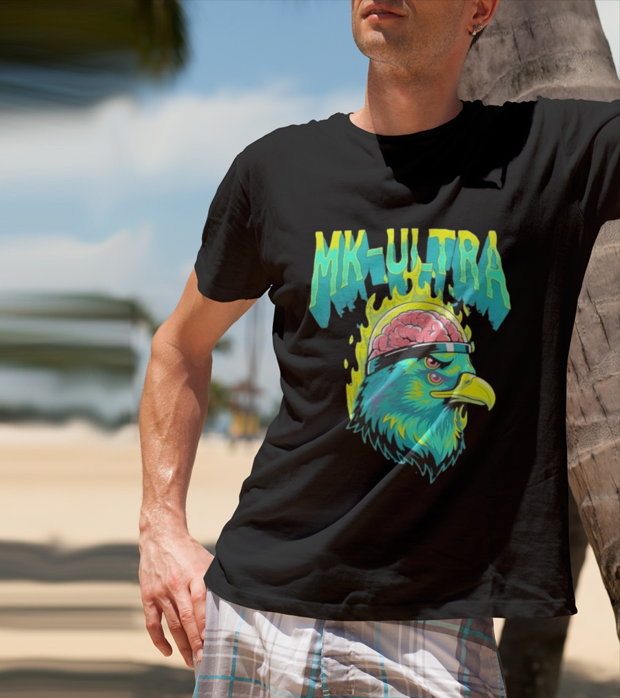 MK Ultra Eagle Brain Helmet T-Shirt