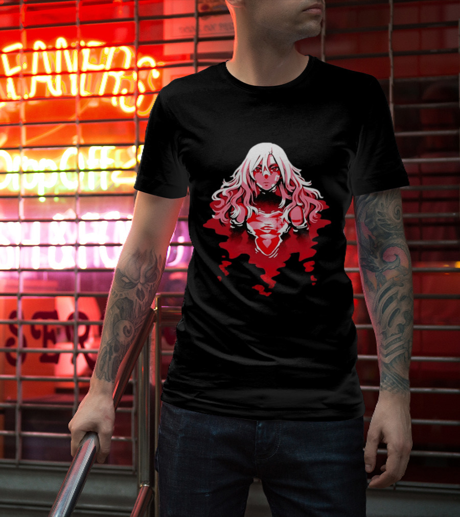 Power Makima Chainsaw Man Red Blood Anime T-Shirt
