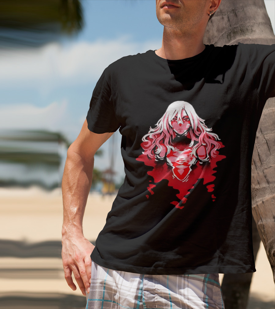 Power Makima Chainsaw Man Red Blood Anime T-Shirt
