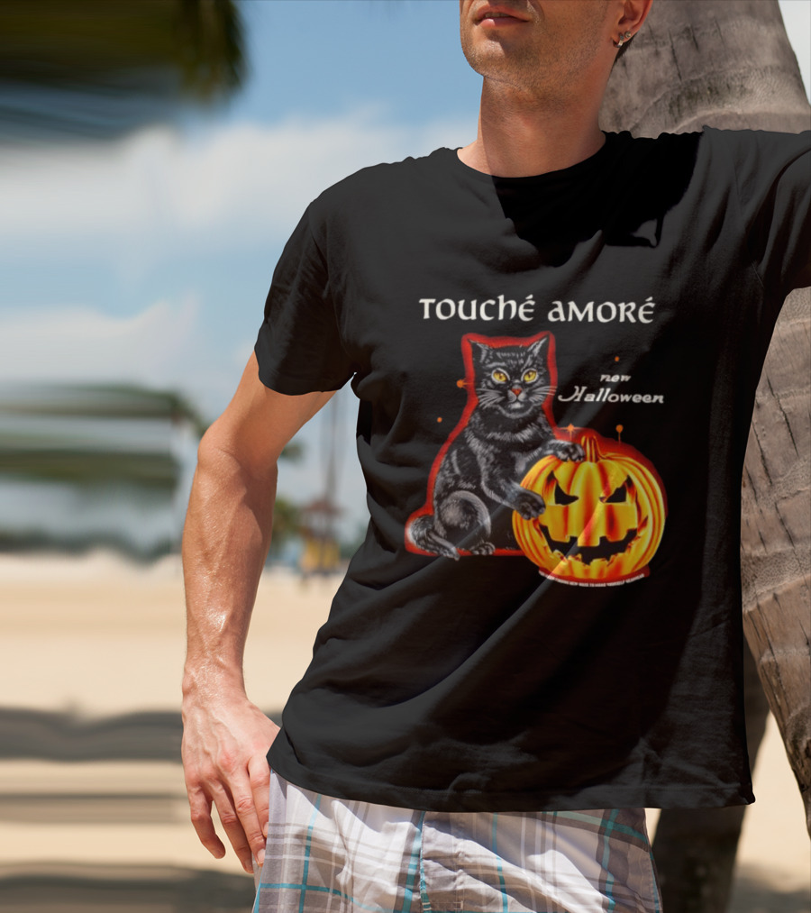 Touche Amore Black Cat Jack O Lantern New Halloween You Keep Finding New Ways T-Shirt
