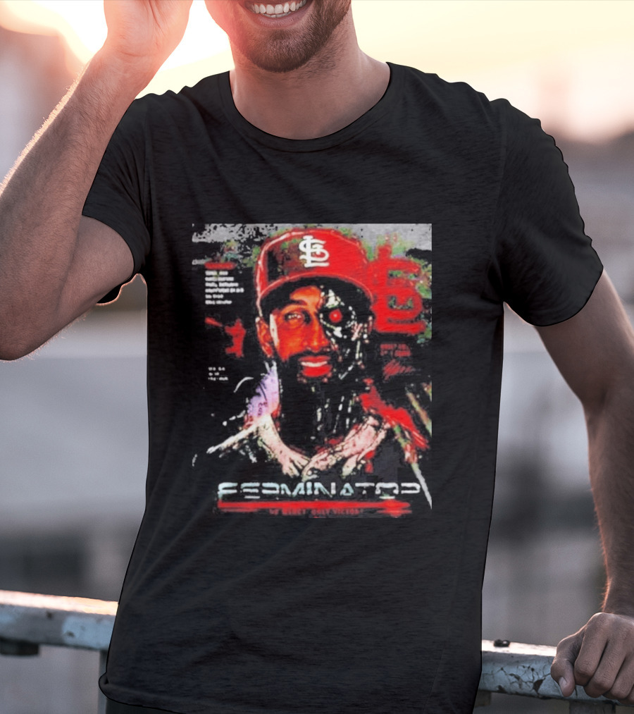 2026 St. Louis Cardinals Jose Fermin Ferminator Cyborg T-Shirt